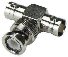 CAL TEST ELECTRONICS CT2411 RF / Coaxial Adapter, 4 GHz, BNC, Plug, BNC, Jack, Jack, Tee Adapter, 50 ohm