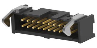 TE CONNECTIVITY 1761609-7 Pin Header, Wire-to-Board, 2.54 mm, 2 Rows, 20 Contacts, Through Hole Right Angle