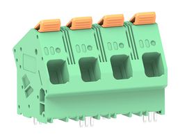 MOLEX 224934-0004 Wire-To-Board Terminal Block, 15 mm, 4 Ways, 18 AWG, 4 AWG, 5.89 mm², Push In Lock
