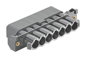 HARTING 09930060330 Heavy Duty Connector, 6+PE, Han ORV3 Series, Insert, 6 Contacts, Plug, Crimp Pin