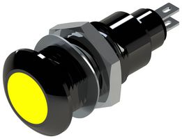 MARL 699-521-63 LED Panel Mount Indicator, Yellow, 28 V, 12.7 mm, 16 mA, 16 cd, IP67