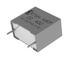 KEMET R76TR333050H3J Power Film Capacitor, Double Metallized PP, Radial Box - 2 Pin, 0.33 µF, ± 5%, High Frequency