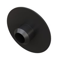 TR FASTENINGS RP0000383297 Uniscrew Cap, PE (Polyethylene), M10, 18mm Diameter, Black
