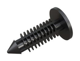 TR FASTENINGS RP0000383366 Expansion Rivet, Nylon 6.6 (Polyamide 6.6), 19mm OAL, 5mm Mounting Hole Dia