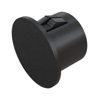 TR FASTENINGS RP0000383463 Blanking Plug, Domed Hole, Black, Nylon 6.6 (Polyamide 6.6), 42.1 mm