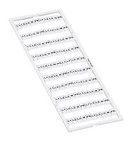 WAGO 793-5472 Terminal Block Marker, White, Black Marking, Marking Card, WAGO 5mm Width Terminal Blocks