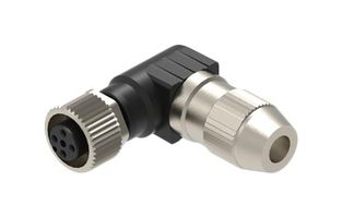 LUMBERG AUTOMATION RKCWI 4A Sensor Connector, M12, Female, 4 Positions, IDC / IDT Socket, Right Angle Cable Mount