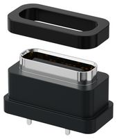 GCT USB4725-03-C-KIT USB Sealed Connector, with Gasket, USB Type C, USB 3.2, Receptacle, 24 Position