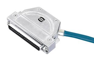 HARTING 61030012013 D Sub Backshell, InduCom Series, DE, 40°, Metal Body