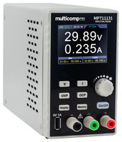 MULTICOMP PRO MP711131 Bench Power Supply, Programmable, 1 Output, 0 V, 60 V, 0 A, 10 A