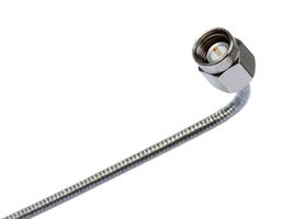 HUBER+SUHNER MINIBEND LR-4 RF / Coaxial Cable Assembly, 4 ", 101.6 mm, MINIBEND LR, SMA Plug, SMA Plug, 50 ohm