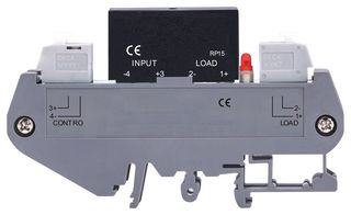 MULTICOMP PRO MPDRA-1-KSLE60D20-L Solid State Relay, DRA Module, 20 A, DIN Rail, PC Pin