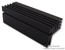 FISCHER ELEKTRONIK SK 125 84 SA Heat Sink, EU Card, 5.8 °C/W, 84 mm, 28 mm, 84 mm