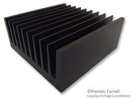 FISCHER ELEKTRONIK SK 92 100 SA Heat Sink, Standard Extruded, Black Anodized, 1.4 °C/W, 100 mm, 40 mm, 100 mm