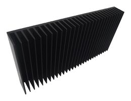 FISCHER ELEKTRONIK SK 42 100 SA Heat Sink, Standard Extruded, Black Anodized, 1.65 °C/W, 200 mm, 25 mm, 100 mm