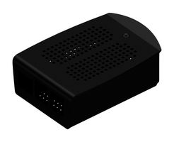 FISCHER ELEKTRONIK RSP 1 SA Shell Case, 71 x 99.2 x 35.4 mm, Black Anodised, Raspberry Pi 2/3 Model B, 3 Model B+ SBC