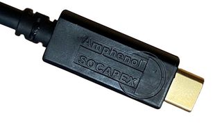 AMPHENOL SOCAPEX USB3CC150HFFR USB Cable, USB Type C Plug to USB Type C Plug, 1.5 m, 4.9 ft, Black