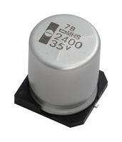 CHEMI-CON EMHS160ARA152MKE0S SMD Aluminium Electrolytic Capacitor, Radial Can - SMD, 1500 µF, 16 V, 0.087 ohm