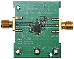 ANALOG DEVICES DC2077A Demonstration Board, LTC6431AIUF-20, 50 ohm, 20DB, RF/IF Gain Block Amplifier