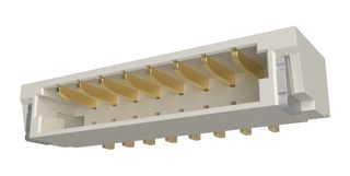 AMPHENOL COMMUNICATIONS SOLUTIONS 10154206-08021LF Pin Header, Wire-to-Board, 0.8 mm, 1 Rows, 8 Contacts, Surface Mount Right Angle
