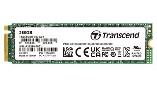 TRANSCEND TS256GMTE672AI-VS1 SSD, Internal, M.2 2280, PCIe Gen 3 x 4, NVMe, 256 GB, 3D NAND, AES 256-bit