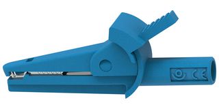 MULTICOMP PRO MP-MIC-2MM-B Alligator Clip, Blue, 600V Voltage, 10A Current, 9mm Jaw Opening