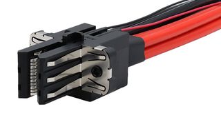 AMPHENOL COMMUNICATIONS SOLUTIONS 10174690-1SF077LF Cable Assembly, Busbar Socket to Free End, 22 Ways, 2 Row, 300 mm, 11.81 "