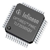INFINEON TLF35585QUS01XUMA2 Power Management IC, 2 LDO, 4 Regulated Outputs, 1 Step Down Converter, 40 V Supply, TQFN-EP-48