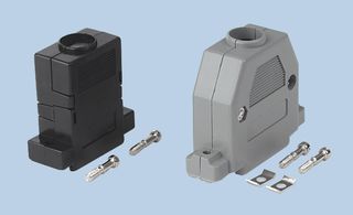 MH CONNECTORS MHCCOV-15SC-LG D Sub Backshell, Grey, MHCCOV-SC, DA, 180°, Plastic Body