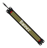 BANNER ENGINEERING SD50P300WSQP Status Display, Black, 349.5 mm x 51.3 mm, 12 to 30 VDC, -20 to 50 °C, SD50 Series