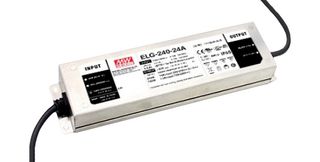 MEAN WELL ELG-240-48AB-3Y LED Driver, Io/Vo Adj w/POT/Dim, LED Lighting, 240 W, 48 V, 5 A, Constant Current, Constant Voltage