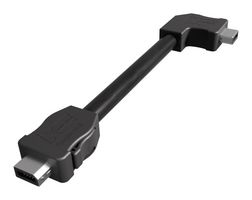 AMPHENOL COMMUNICATIONS SOLUTIONS ND9ACJ250AE Ethernet Cable, Downward Bend, Cat6a, 90° IX Type A Plug to IX Type A Plug