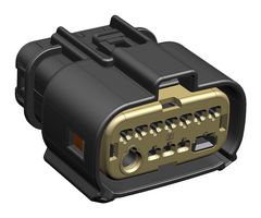 MOLEX 300158-0003 Connector Housing, Black, MX-DaSH 300158 Series, Receptacle, 12 Ways, 3.5 mm