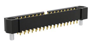 HARWIN M80-5093442 Pin Header, Wire-to-Board, 2 mm, 2 Rows, 34 Contacts, Through Hole Straight