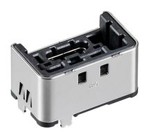 HIROSE / HRS AU1FS-24P(805) USB Connector, Latch Lock Style, USB Type C, USB 3.2, Receptacle, 24 Ways, Surface Mount, Straight