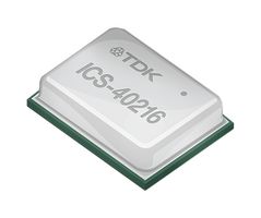 TDK ICS-40216 Audio Control, MEMS Microphone, 1.65V to 3.63V, LGA-CAV, 5 Pins, -40 °C