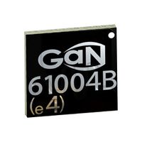 INFINEON GS61004BTRXUMA1 Gallium Nitride (GaN) Transistor, 100 V, 38 A, 0.022 ohm, 3.3 nC, GaNPX, Surface Mount