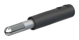 STAUBLI 24.0163-21 Banana Test Connector, 25A, 1kV, Black, 32 A, 60 VDC