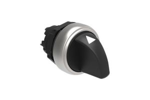 LOVATO ELECTRIC LPCS130 Switch Actuator, 3 Position, Black, Polyamide, Lovato PLatinum Series 22mm Selector Switches