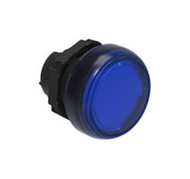 LOVATO ELECTRIC LPL6 Indicator Lens, Blue, Round, 22 mm, Pilot Light Head, Lovato PLatinum Series Pilot Lights