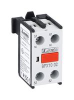 LOVATO BFX1002 Auxiliary Contact, Lovato BF00/BF09/BF150 Series Contactors, 2NC, Front Mount, Screw