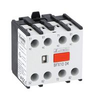 LOVATO BFX1004 Auxiliary Contact, Lovato BF00/BF09/BF150 Series Contactors, 4NC, Front Mount, Screw