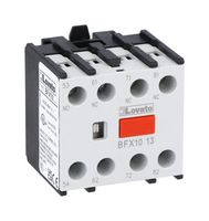 LOVATO BFX1013 Auxiliary Contact, Lovato BF00/BF09/BF150 Series Contactors, 1NO-3NC, Front Mount, Screw