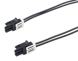 MOLEX 228363-1022 Cable Assembly, Micro-Fit+ Receptacle to Micro-Fit+ Receptacle, 2 Ways, 3 mm, 2 Row, 150 mm