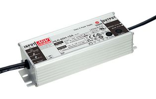 MEAN WELL HLG-60H-15A LED Driver, Household & LED Lighting, 60 W, 15 VDC, 4 A, Constant Current, Constant Voltage
