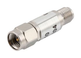 FAIRVIEW MICROWAVE FMAT7430-10 RF Fixed Attenuator, 2.92mm Plug to 2.92mm Jack, 10 dB, DC to 40GHz, 2 W, 50 ohm, Stainless Steel