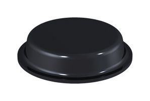 MULTICOMP PRO MP2024-BK1-28 Bumper / Feet, Adhesive, 4 mm, 19 mm, Cylindrical, Black
