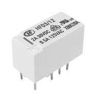 HONGFA HFD3/24-SR Signal Relay, 24 VDC, DPDT, 4 A, HFD3 Series, Surface Mount, Non Latching