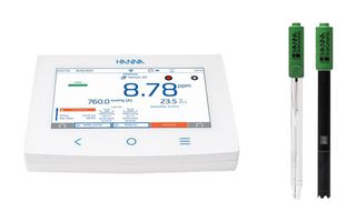 HANNA INSTRUMENTS HI-6542P-02 PH Meter / Tester, pH/ORP/ISE+Polarographic DO, -2pH to 20pH, 0.001, 0.002, 1 s, -20 °C, 120 °C