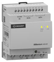 CROUZET MXB12RD7ET PLC, 8 Input Analogue, 8 Input/4 Output Digital, IP20, IP40, 12 to 24 VAC, Millenium Series